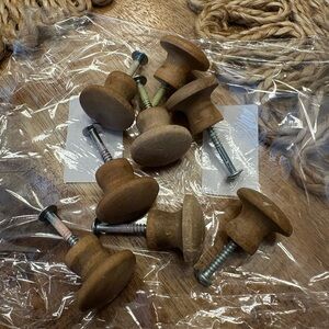 Wooden Cabinet Knob Set - Brown | Home Accents